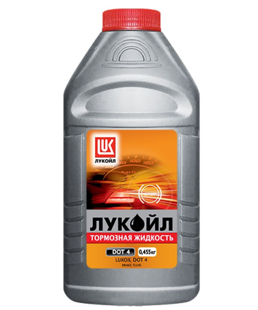 Жидкость тормозная DOT3 Лукойл 455г